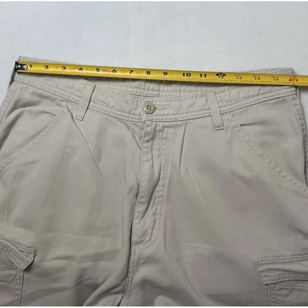 Vintage Polo Jeans Co Ralph Lauren Cargo Pants Mens 34x30 Khaki Beige Cotton